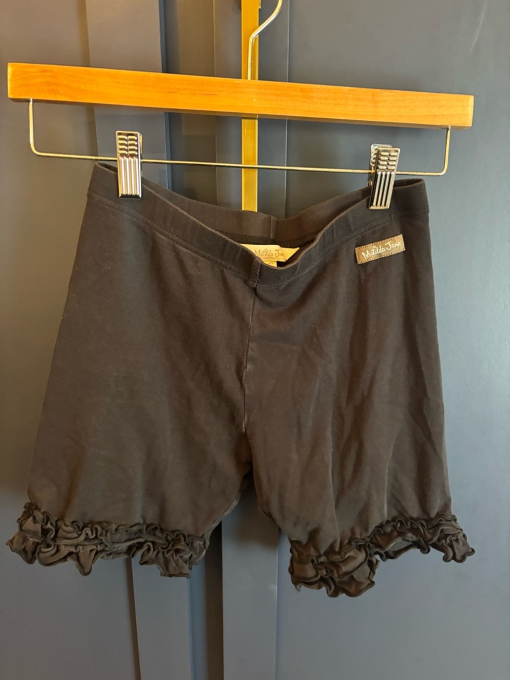 Matilda Jane Black Ruffle Hem girls Shorts